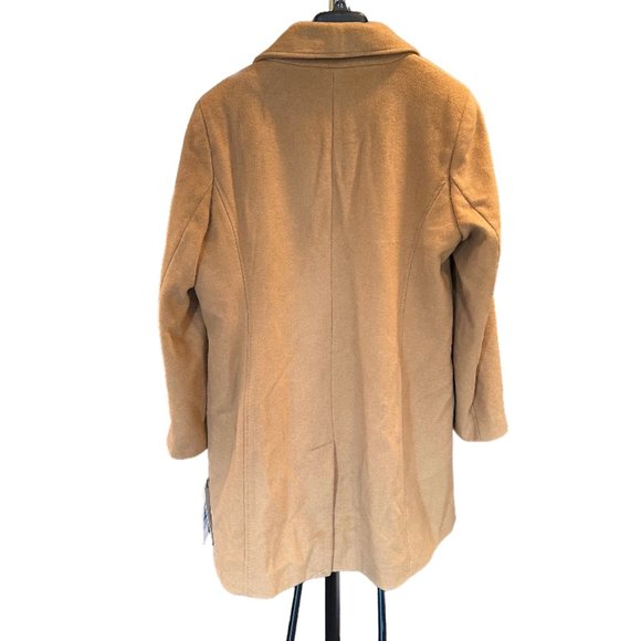NWT CALVIN KLEIN SINGLE BREASTED WOOL BLEND COAT - Picture 6 of 7